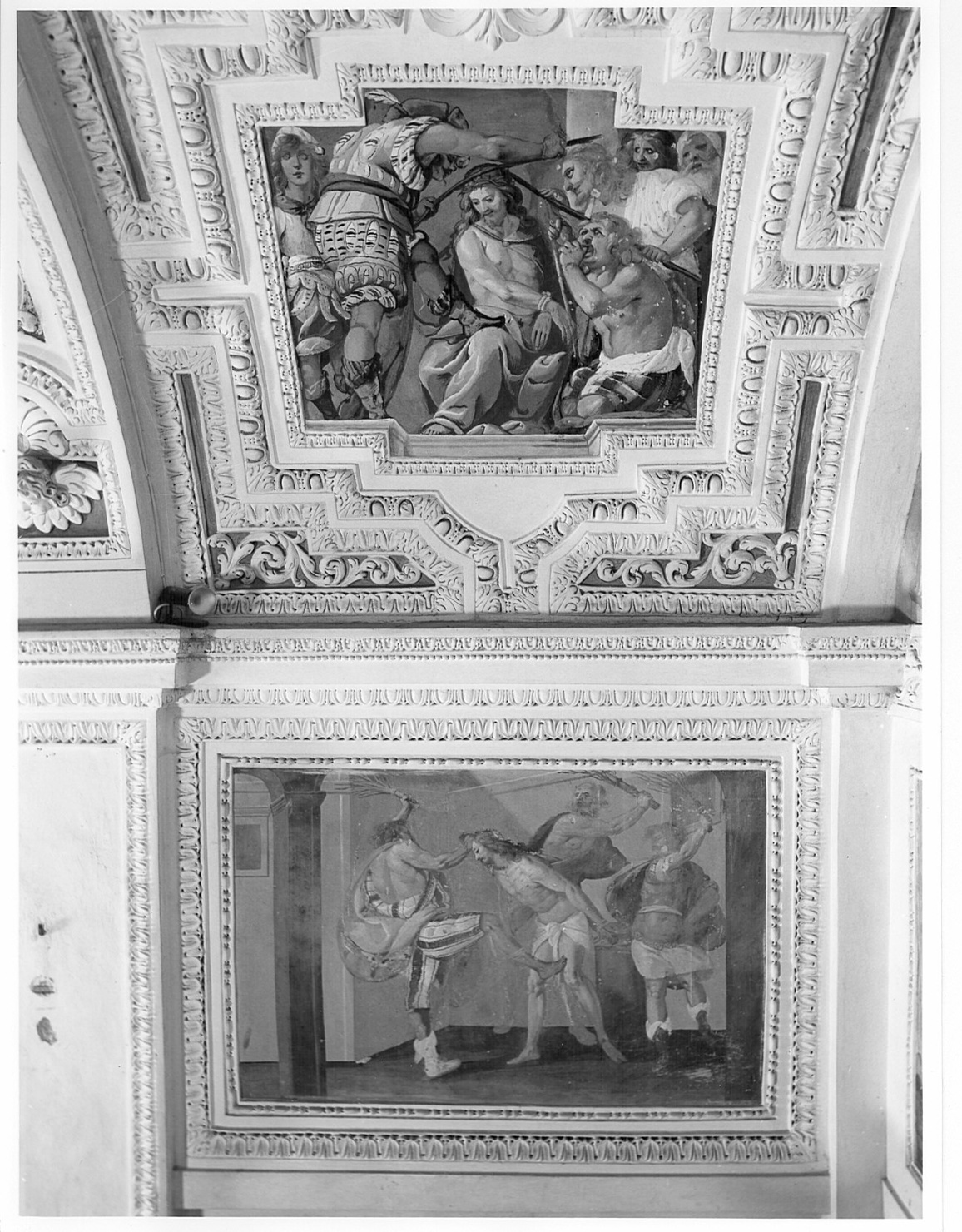 flagellazione di Cristo (dipinto, elemento d'insieme) - ambito bergamasco (sec. XVII)