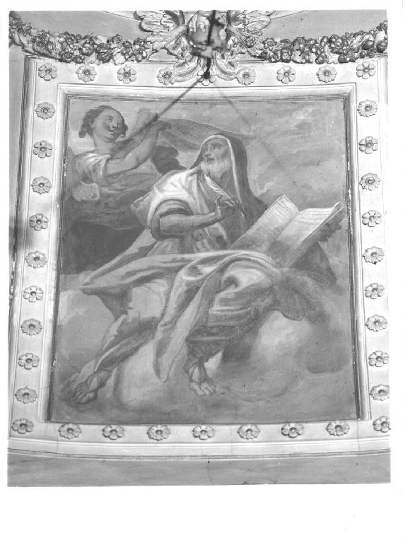 San Matteo e l'angelo (dipinto, elemento d'insieme) - ambito bergamasco (sec. XVIII)