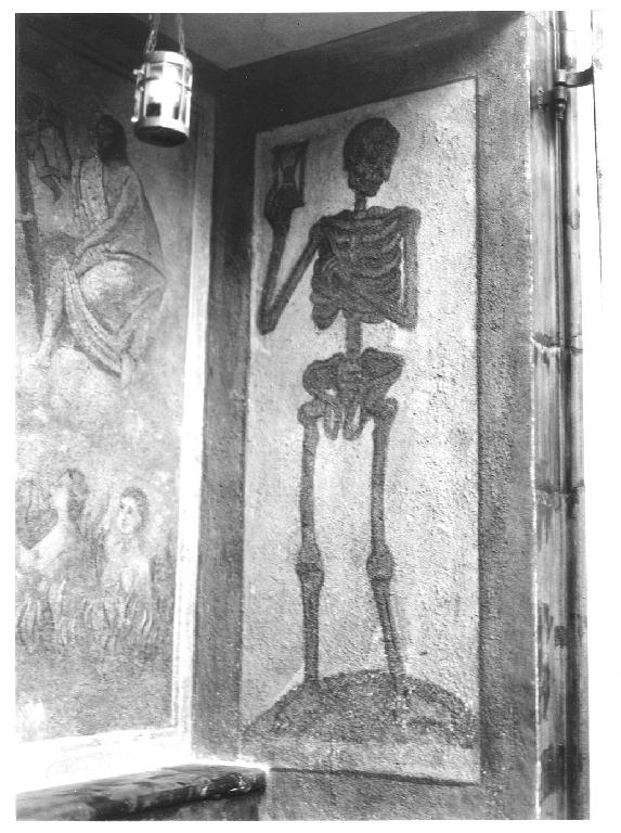 San Michele Arcangelo per volontà di Gesù Cristo salva un'anima purgante (dipinto, complesso decorativo) - ambito lombardo (secondo quarto sec. XVII)