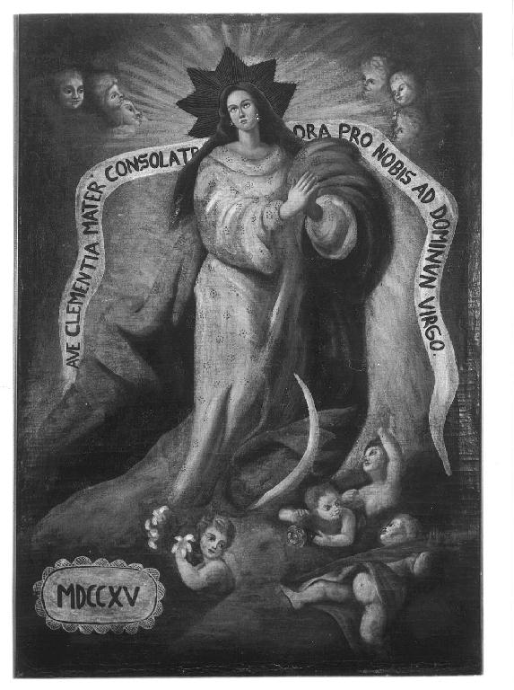 Madonna Immacolata (dipinto, opera isolata) - ambito italiano (sec. XVIII, sec. XX)