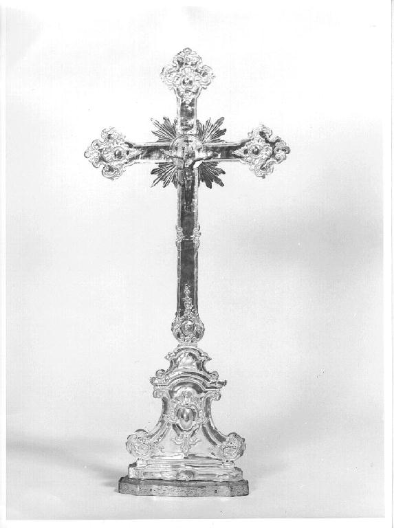 croce d'altare, opera isolata - ambito lombardo (primo quarto sec. XVIII)