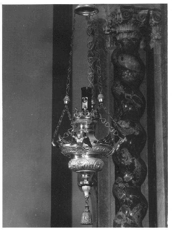 lampada pensile, serie di Filiberti Giuseppe (bottega) (secondo quarto sec. XVIII)