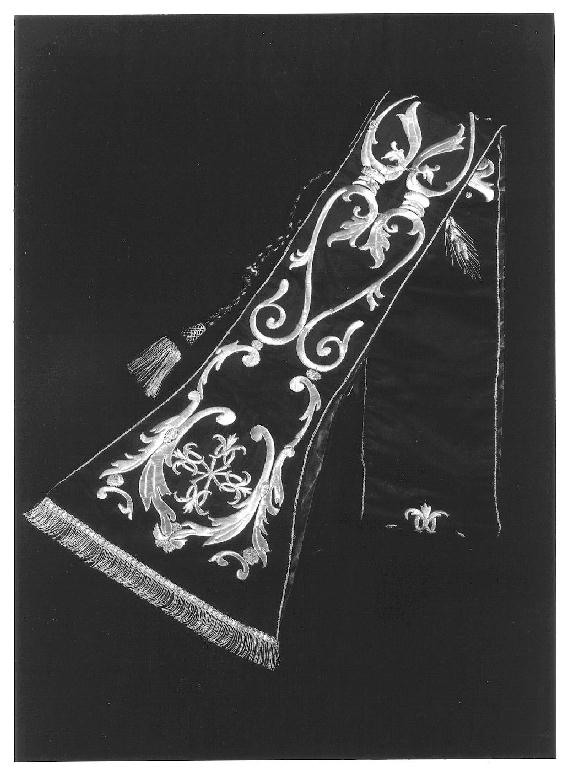 stolone di pianeta, opera isolata - manifattura lombarda (sec. XX)