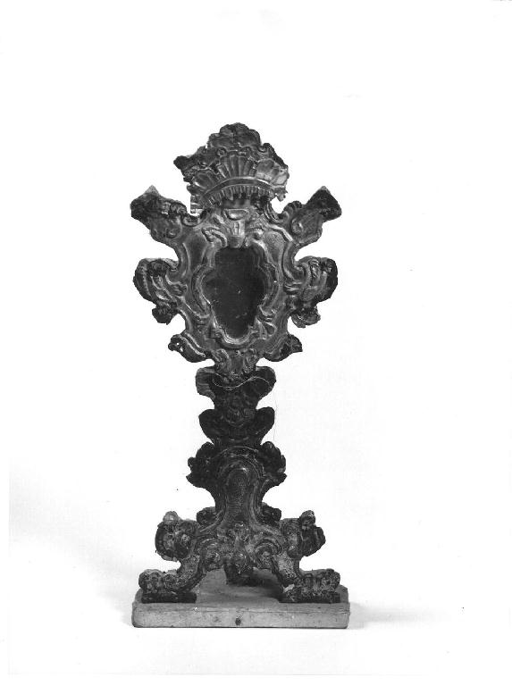 reliquiario - a ostensorio, opera isolata - bottega lombarda (primo quarto sec. XIX)