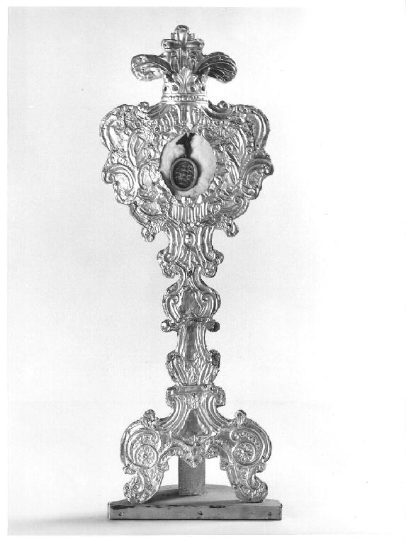 reliquiario - a ostensorio, serie - bottega lombarda (prima metà sec. XX)