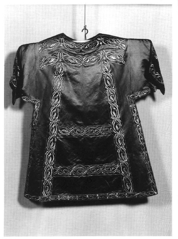 tunicella, elemento d'insieme - manifattura lombarda (secc. XIX/ XX)