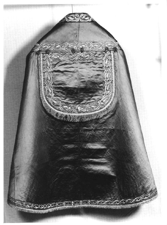 piviale, elemento d'insieme - manifattura lombarda (secc. XIX/ XX)