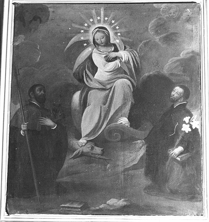 Immacolata Concezione e santi (dipinto, opera isolata) - ambito lombardo (sec. XVII)
