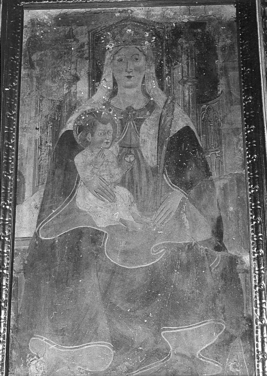 Madonna con Bambino (dipinto, opera isolata) - ambito lombardo (fine/inizio secc. XV/ XVI)
