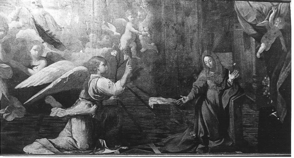 Annunciazione (dipinto) di Barberino Giovanni (attribuito) (sec. XVII)
