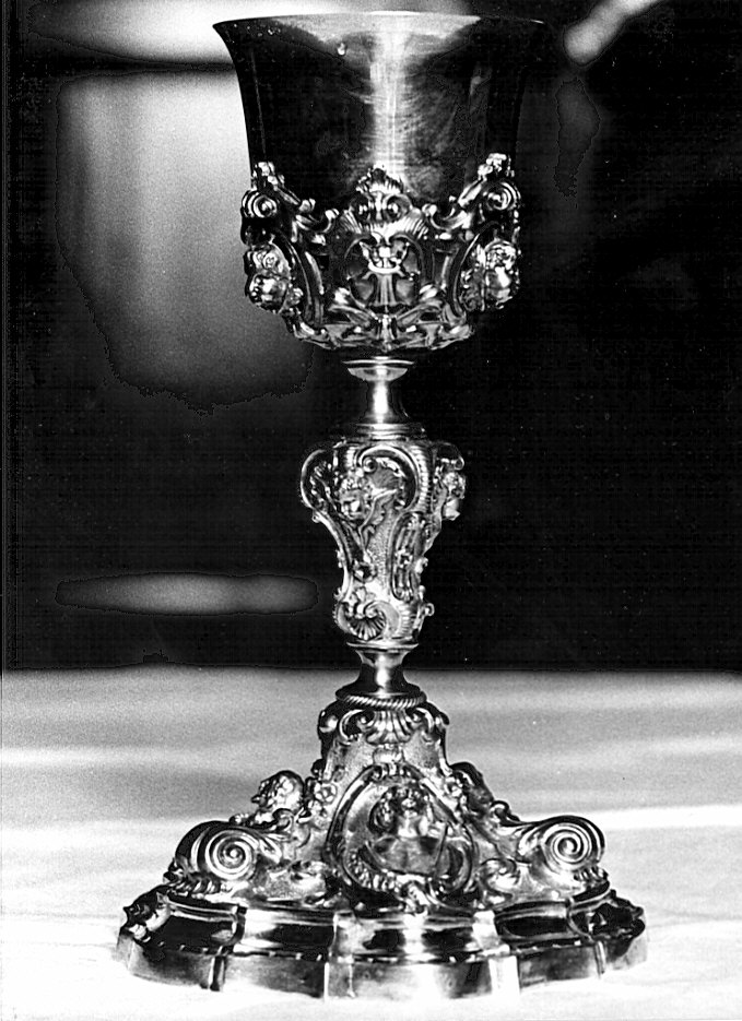 calice, opera isolata - bottega lombarda (sec. XVIII)