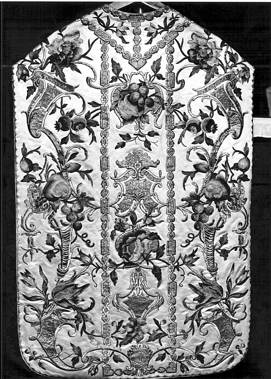 paramento liturgico, insieme - manifattura lombarda (metà sec. XVIII)