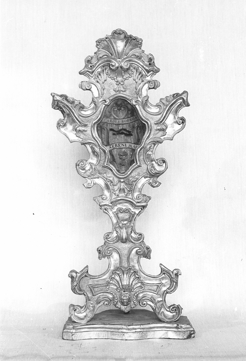 reliquiario - a ostensorio, serie - bottega lombarda (sec. XVIII)