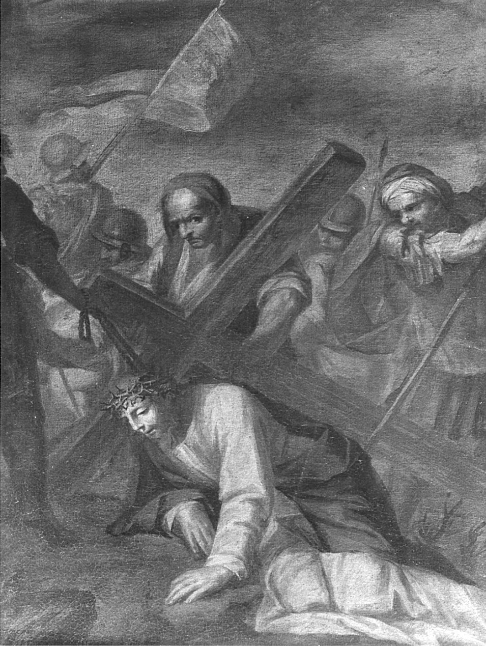 stazioni della via crucis (Via Crucis, ciclo) - ambito bergamasco (sec. XIX)