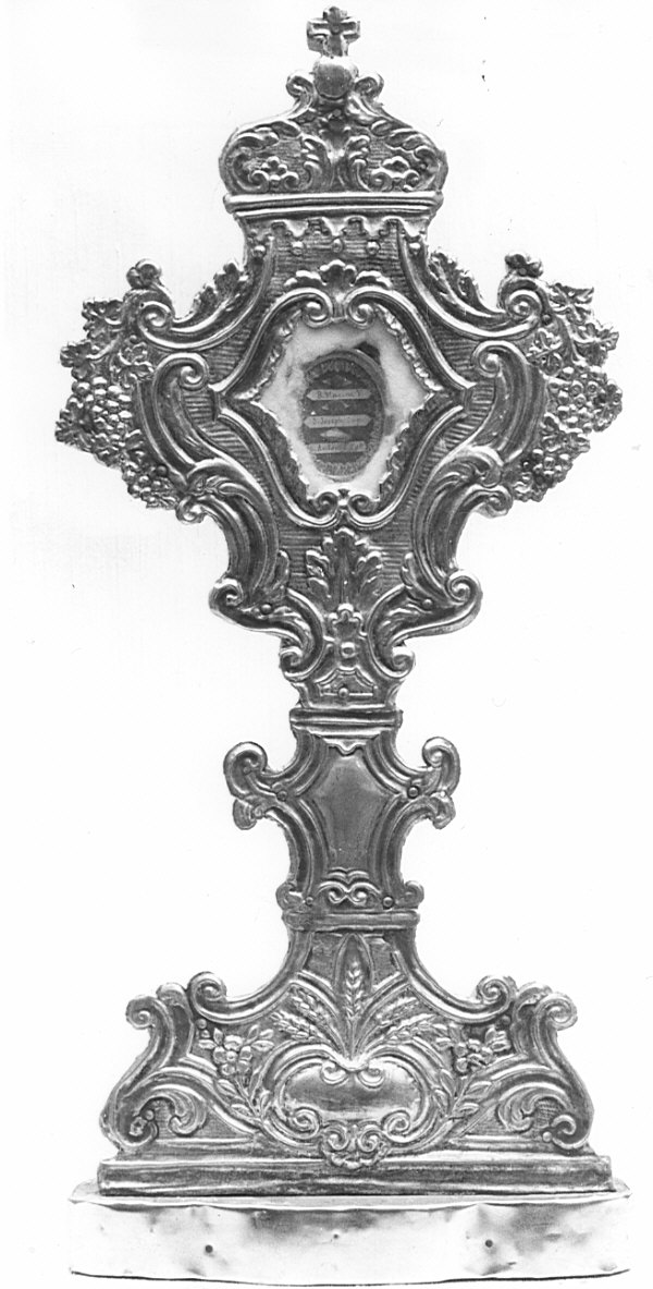 reliquiario - a ostensorio, coppia - bottega lombarda (sec. XVIII)