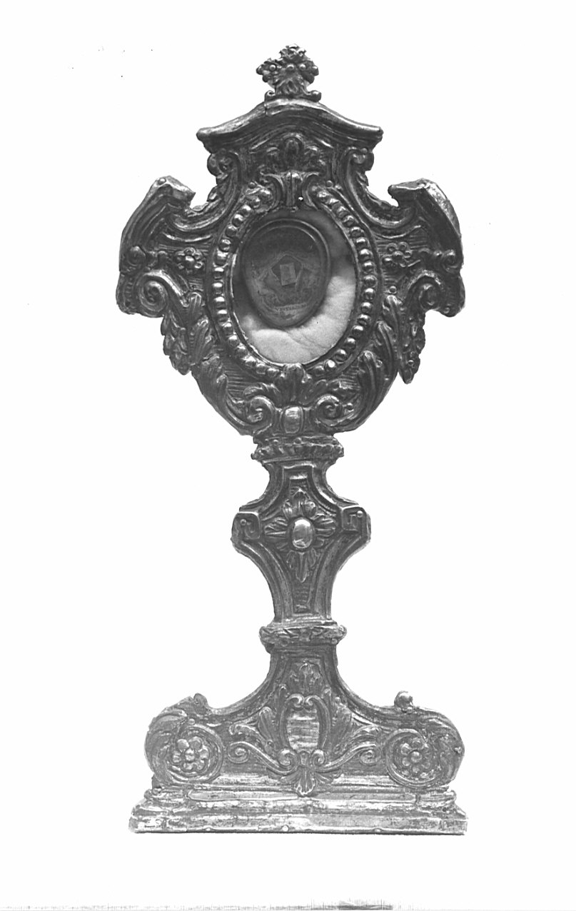 reliquiario - a ostensorio - bottega lombarda (sec. XVIII)