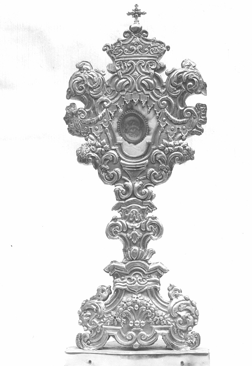 reliquiario - a ostensorio, coppia - bottega lombarda (sec. XVIII)