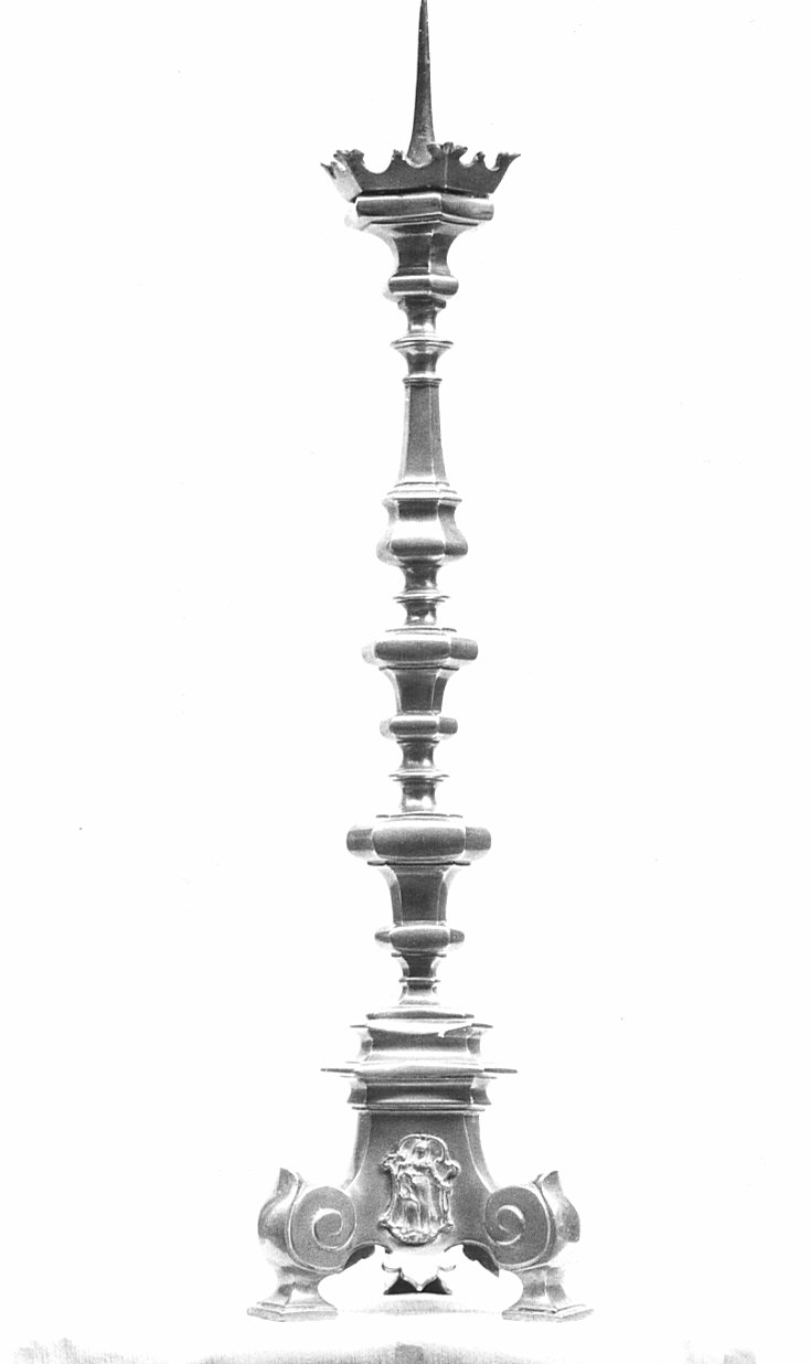 candeliere, serie - bottega lombarda (sec. XVIII)