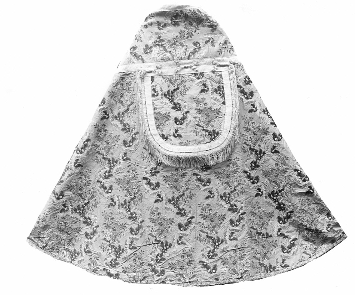 piviale, opera isolata - manifattura lombarda (sec. XVIII)