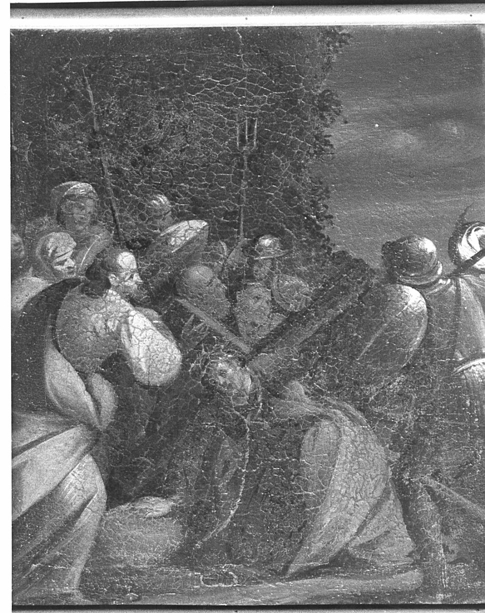 salita di Cristo al monte Calvario (dipinto, elemento d'insieme) - ambito lombardo (secc. XVII/ XVIII)