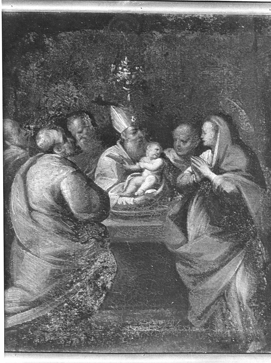 presentazione di Gesù al tempio (dipinto, elemento d'insieme) - ambito lombardo (secc. XVII/ XVIII)