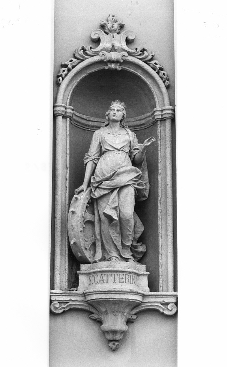 Santa Caterina d'Alessandria (statua, opera isolata) di Zenoni Giuseppe (sec. XIX)