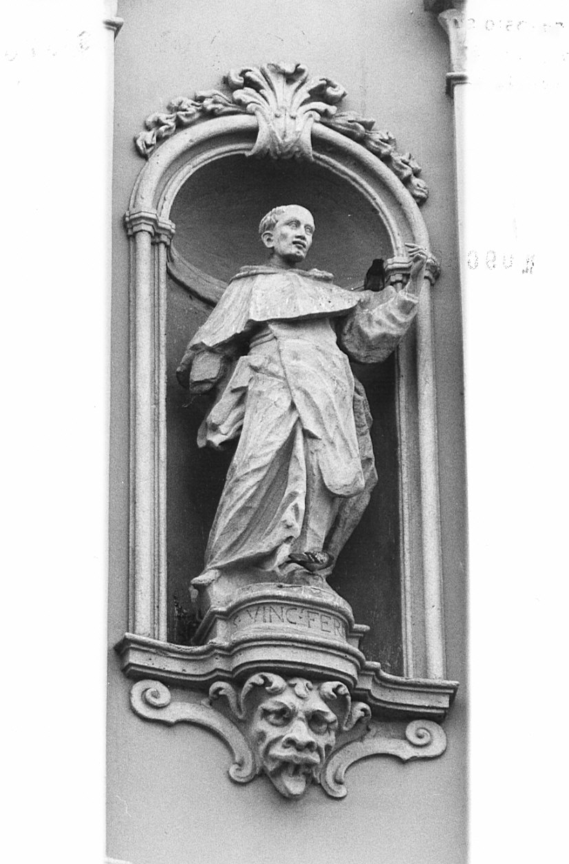 San Vincenzo Ferrer (statua, opera isolata) di Pirovano Anton Maria (sec. XVIII)