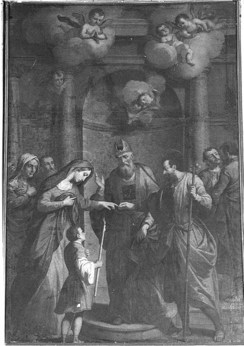 Sposalizio di Maria Vergine (dipinto, opera isolata) - ambito lombardo (sec. XVIII)