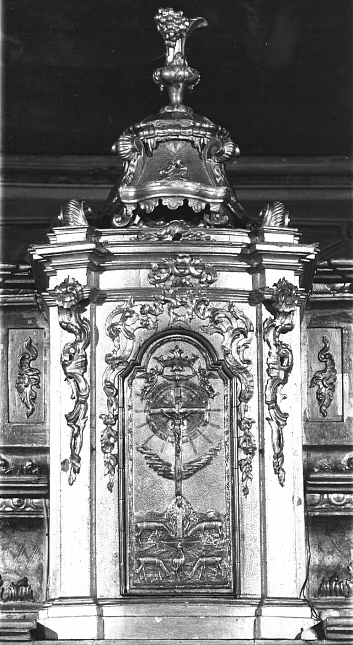 tabernacolo, opera isolata - bottega lombarda (sec. XVIII)