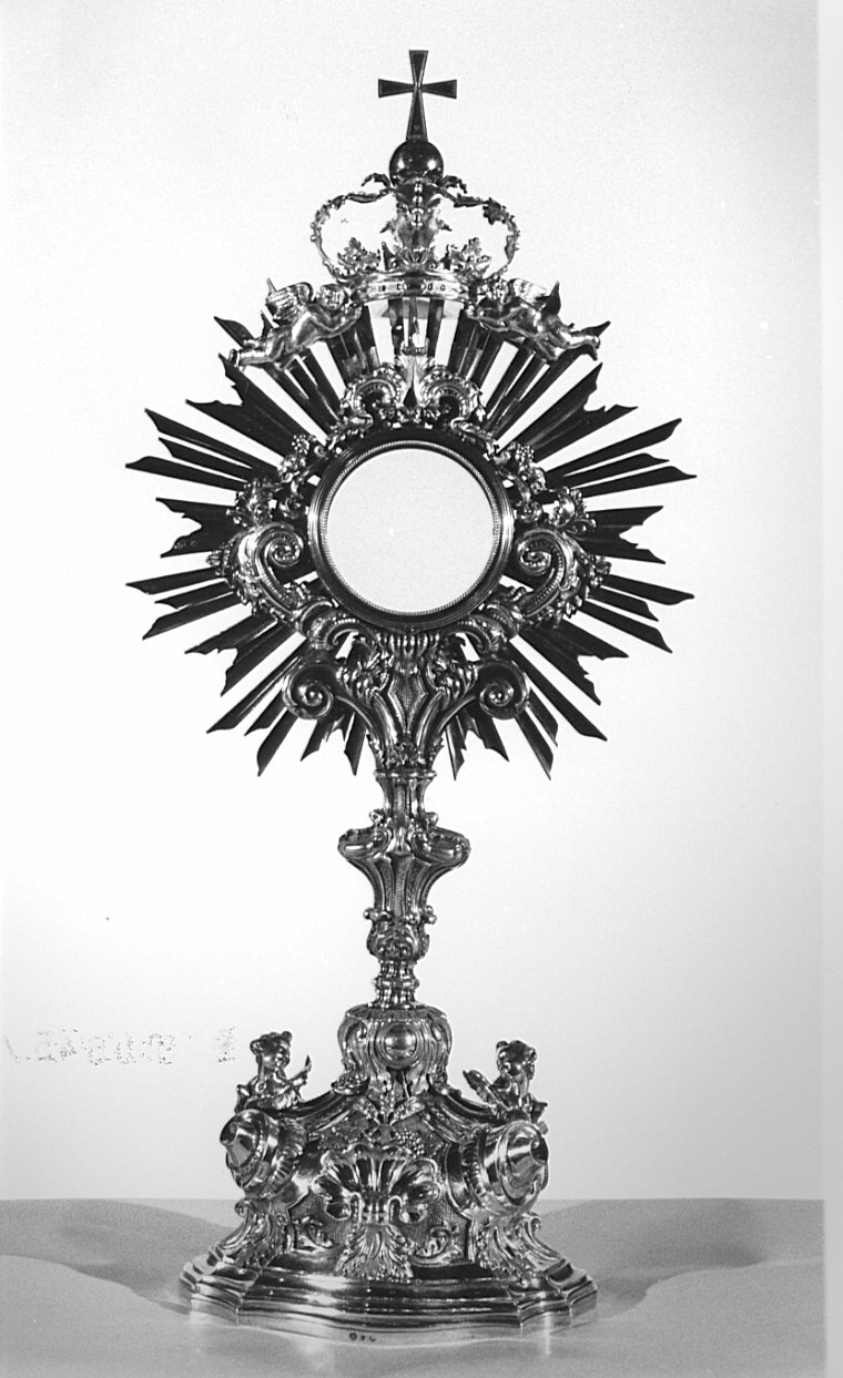 ostensorio - a raggiera, opera isolata di Corti Luigi (sec. XIX)