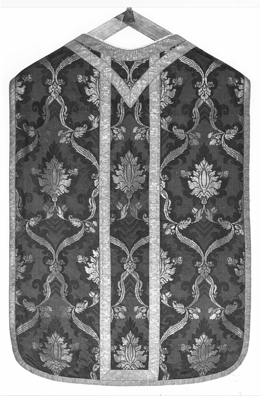 paramento liturgico, insieme - manifattura italiana (seconda metà sec. XIX)