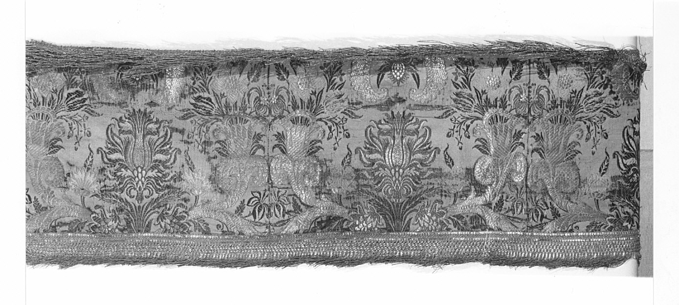 baldacchino, opera isolata - manifattura italiana (fine/inizio secc. XVII/ XVIII)