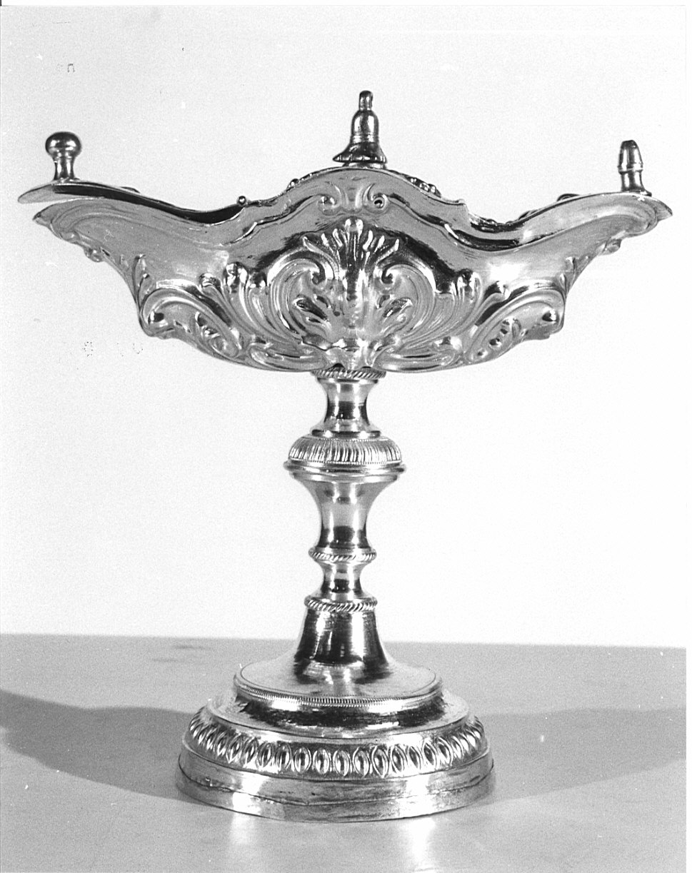 navicella portaincenso, opera isolata - bottega lombarda (sec. XIX)