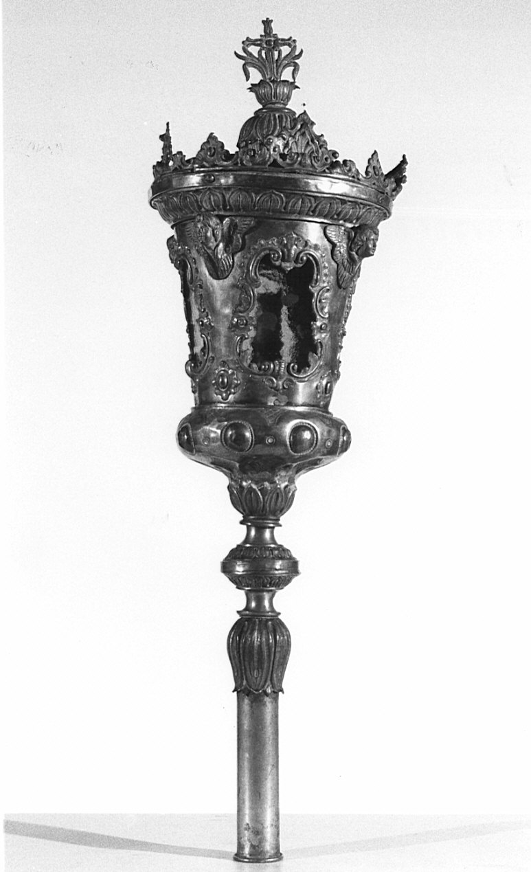 lanterna processionale, serie - bottega lombarda (sec. XIX)