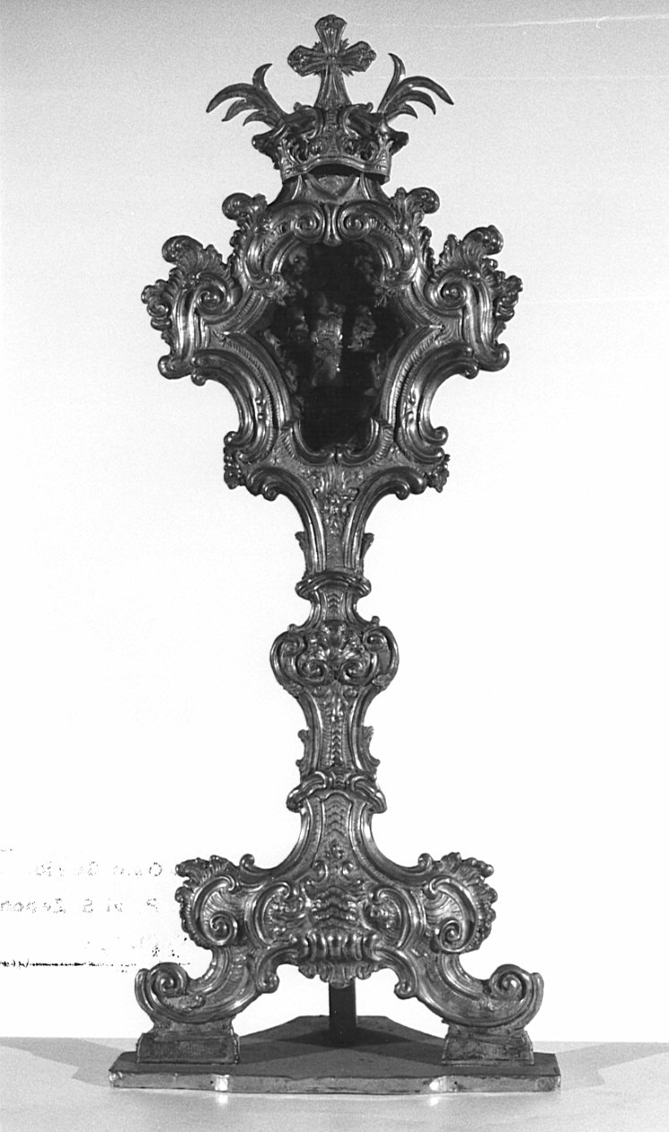 reliquiario - a ostensorio, serie - bottega lombarda (sec. XVIII)