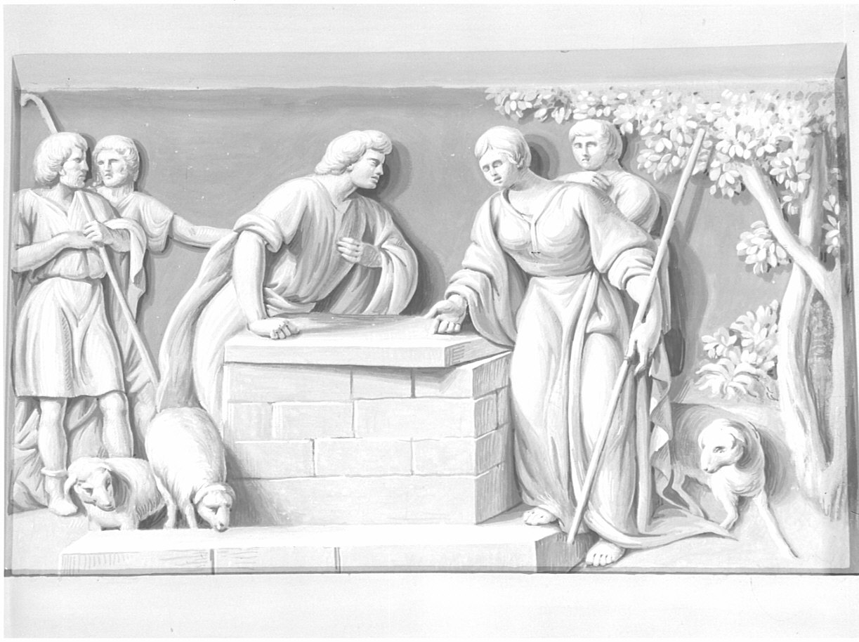 Rebecca al pozzo (dipinto, opera isolata) di Comerio Filippo (maniera) (inizio sec. XIX)