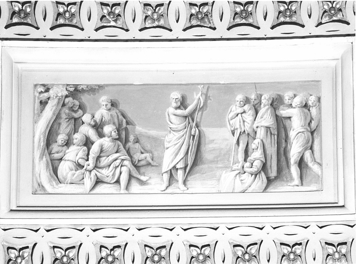 San Giovanni Battista predica nel deserto (dipinto, opera isolata) di Comerio Filippo (maniera) (inizio sec. XIX)