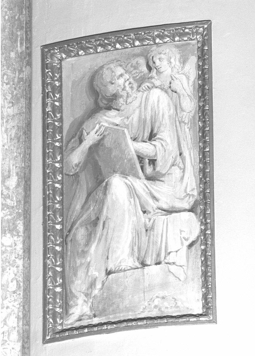 San Matteo Evangelista (dipinto, elemento d'insieme) di Comerio Filippo (cerchia) (inizio sec. XIX)