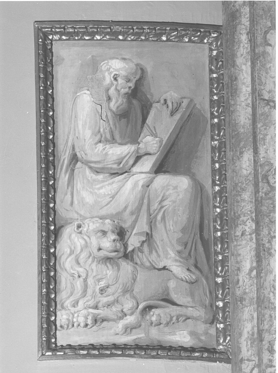 San Marco Evangelista (dipinto, elemento d'insieme) di Comerio Filippo (cerchia) (inizio sec. XIX)