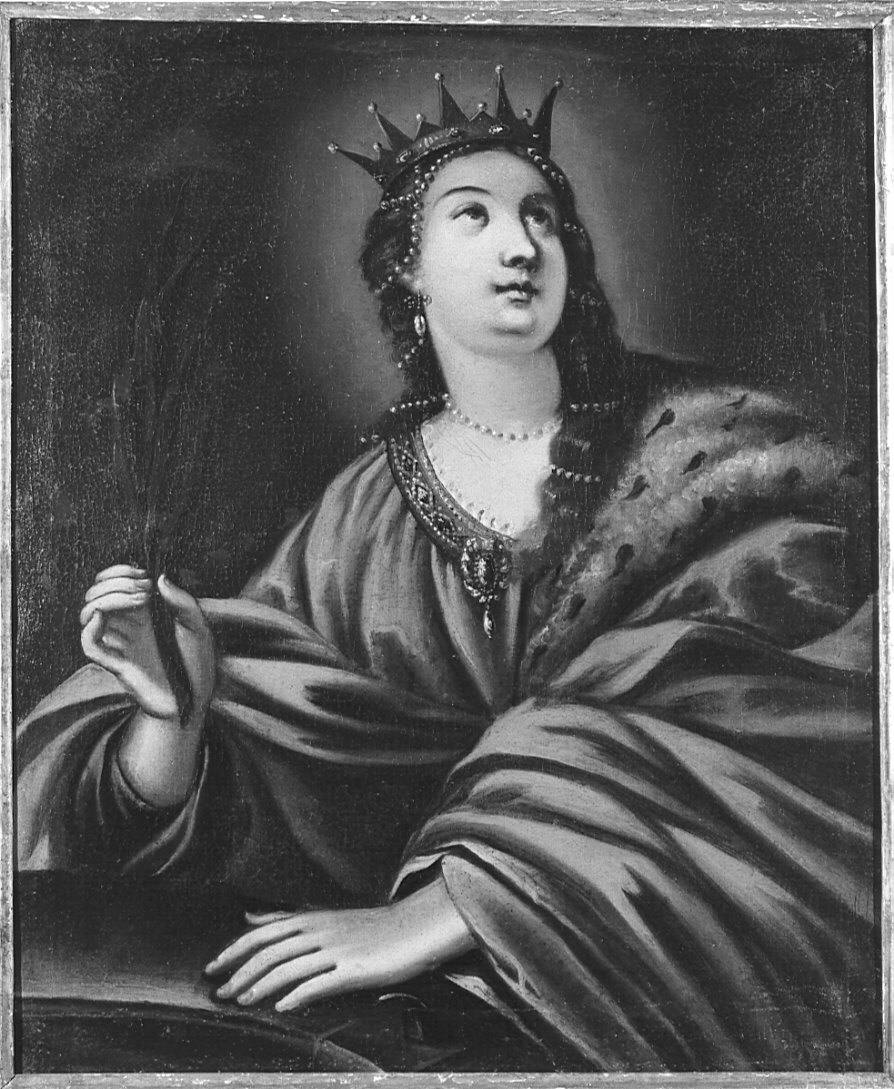 Santa Caterina d'Alessandria (dipinto, opera isolata) - ambito lombardo (fine sec. XVII)
