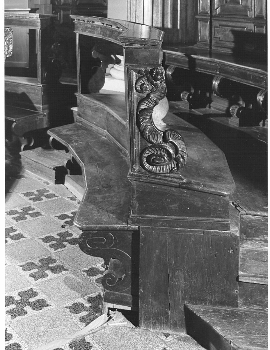 balaustrata del coro, serie - bottega lombarda (prima metà sec. XIX)