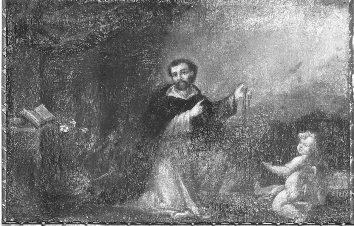 San Domenico (dipinto, elemento d'insieme) di Cavagna Gian Paolo (cerchia) (inizio sec. XVII)