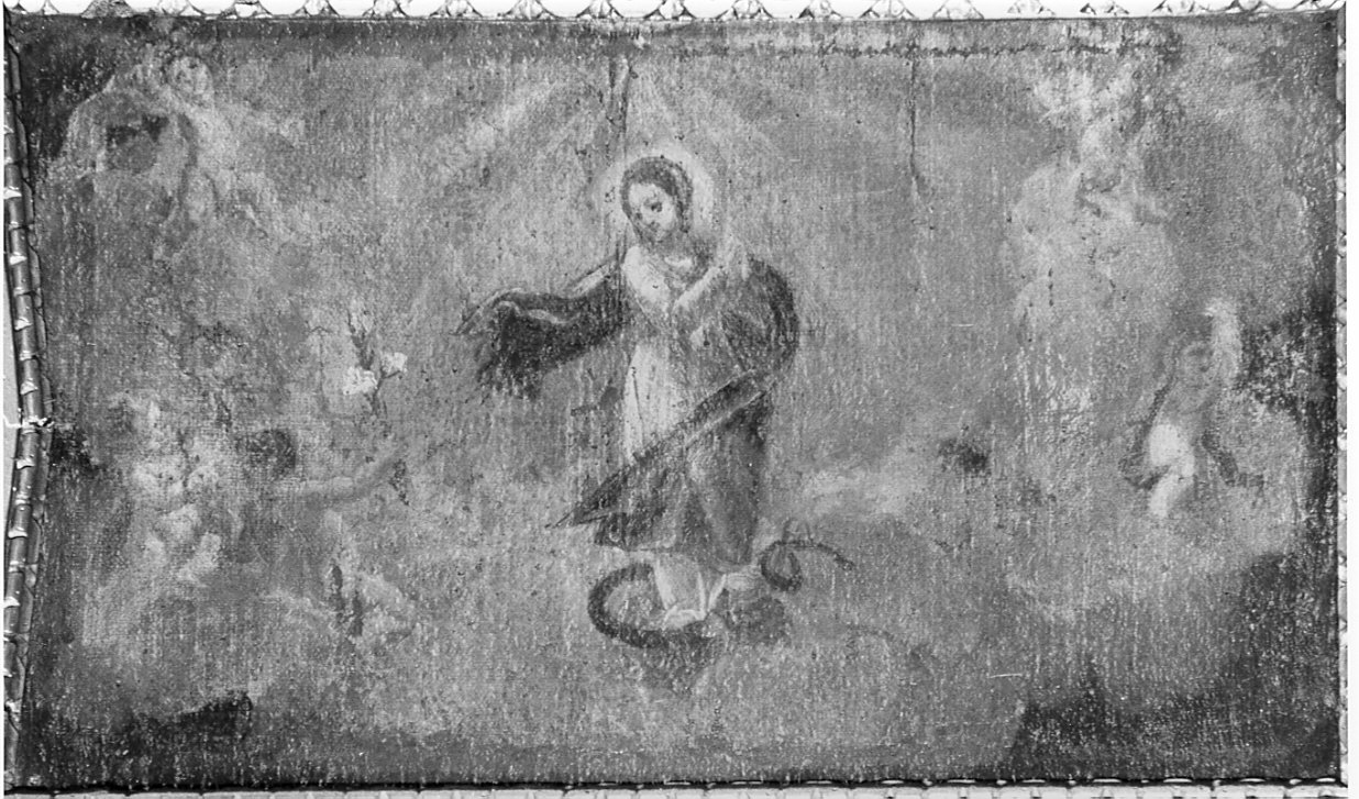 Madonna Immacolata (dipinto, elemento d'insieme) di Cavagna Gian Paolo (cerchia) (inizio sec. XVII)