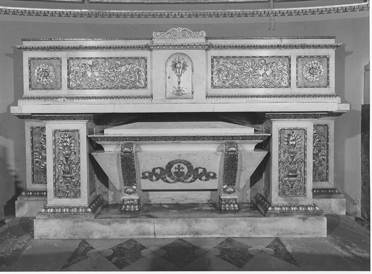 altare, complesso decorativo - bottega bergamasca (sec. XIX)