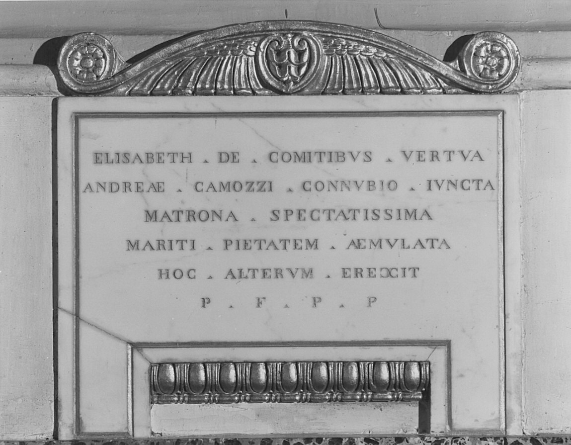 lapide commemorativa, opera isolata - bottega lombarda (sec. XIX)
