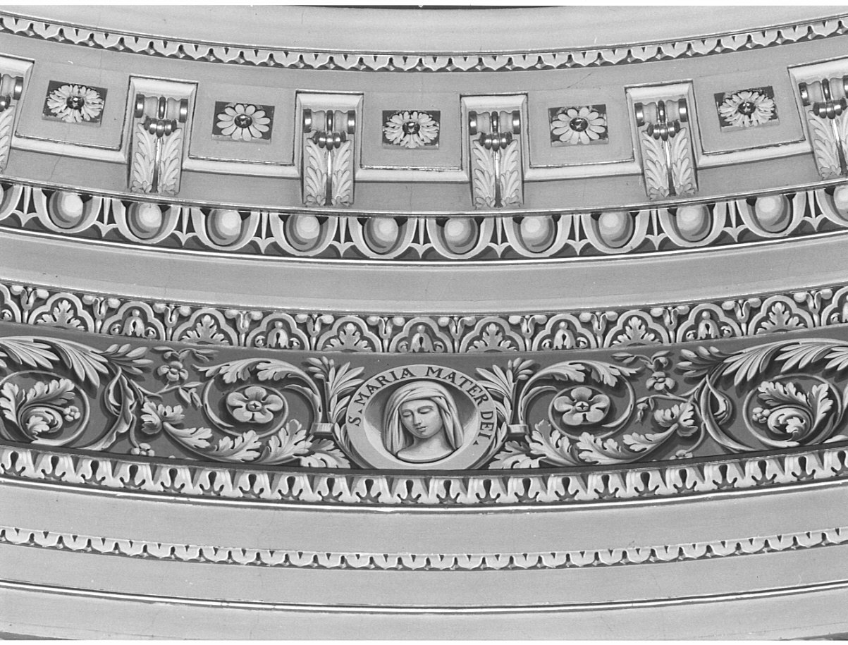 teste di santi (dipinto, serie) - ambito bergamasco (sec. XIX)