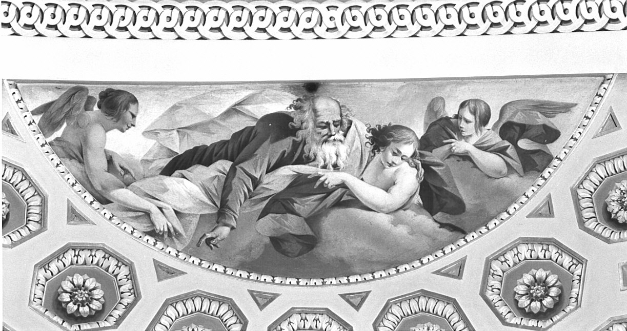 Dio Padre (dipinto, opera isolata) di Comerio Filippo (attribuito) (inizio sec. XIX)