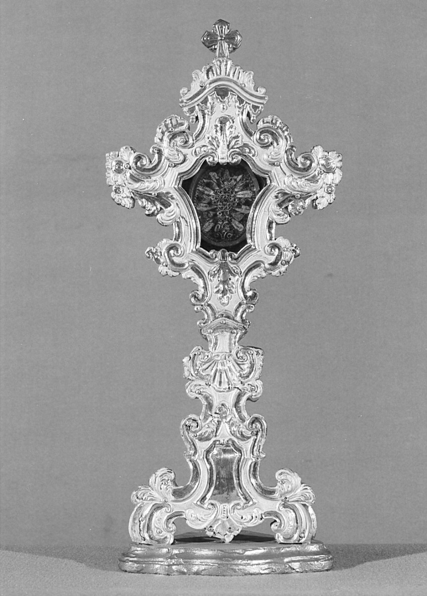 reliquiario - a ostensorio, opera isolata - bottega bergamasca (fine sec. XVIII)
