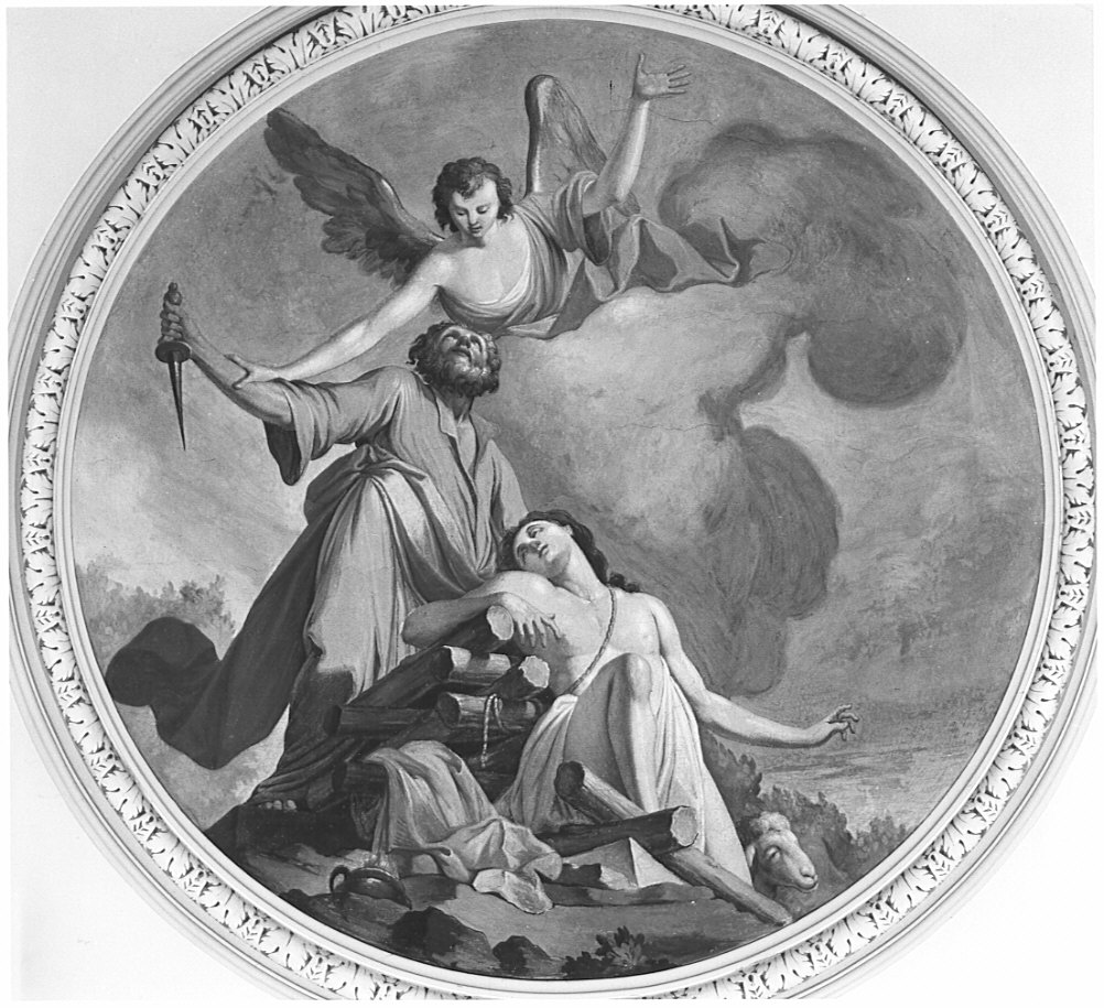 sacrificio di Isacco (dipinto, opera isolata) di Comerio Filippo (attribuito) (inizio sec. XIX)