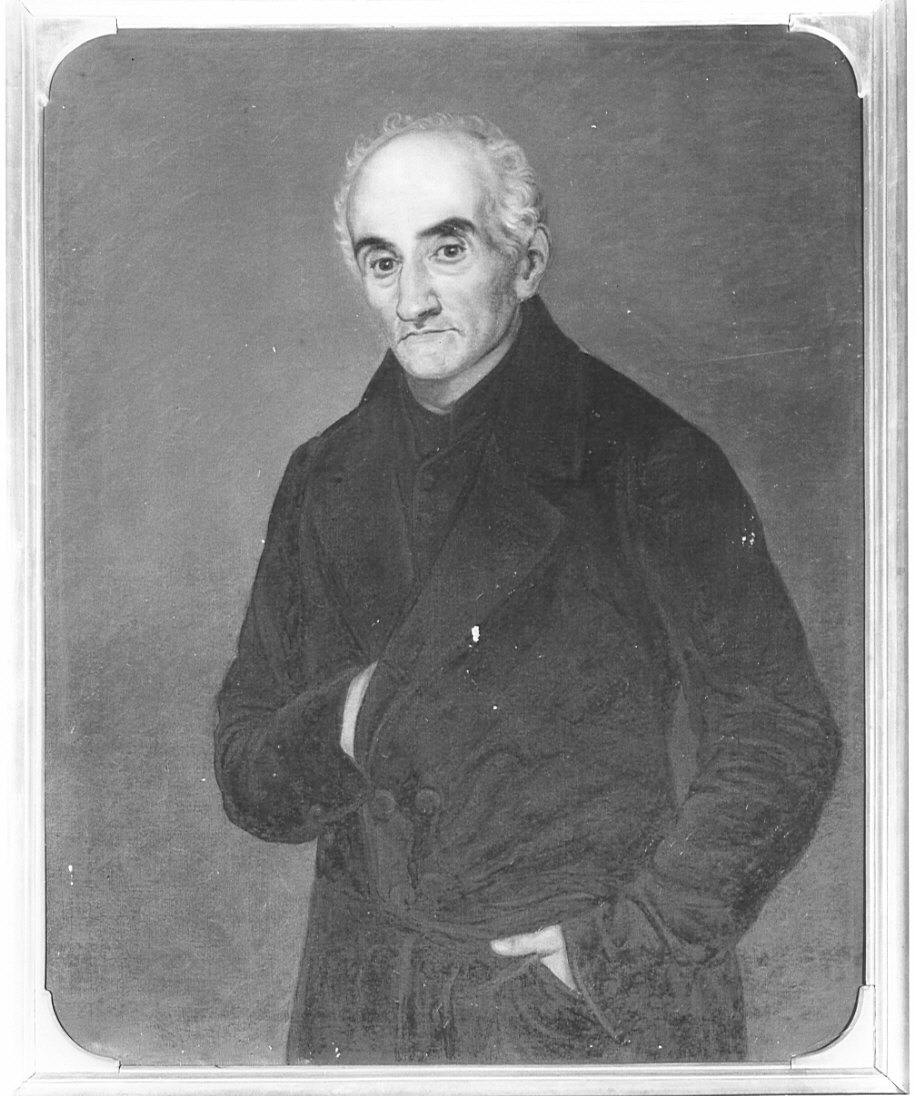 ritratto di Parroco (dipinto, opera isolata) - ambito bergamasco (fine sec. XIX)